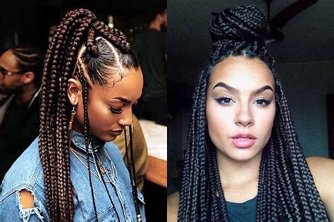 Penteados com box braids: veja 6 opções de arrasar em .